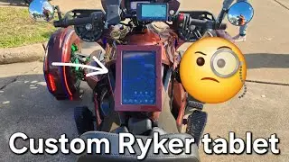 Can-Am Ryker custom tablet install