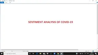 SENTIMENT ANALYSIS OF COVID-19 TWEETS-VISUALIZATION DASHBOARD| IBM Hack Challenge 2020|SMARTINTERNZ|