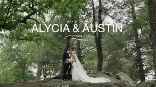 Alycia & Austin | Bed and Breakfast Wedding Trailer