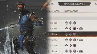 MK1 Sub-Zero Move List + Frame Data