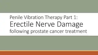 Erectile Nerve Damage following Prostate Cancer Treatment