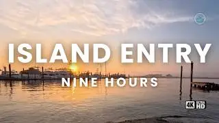 8 Hours of Calm Ocean Waves | Galveston Island Morning Ambience for Sleep & Focus [4K]