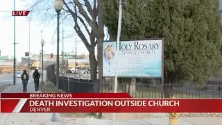 Denver police investigating death outside of church in Globeville