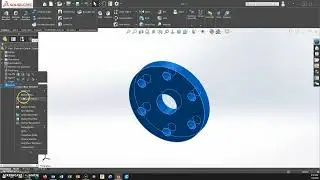 CIRCULAR PATTERN - SOLIDWORKS