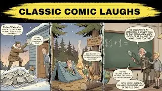 Pure Cartoon Comedy From The Golden Era 🤣 | Classic Comic Laughs #funny #comics #cartoon