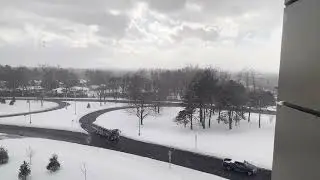 Lake Effect Snow Showers Albany, NY February 17, 2025