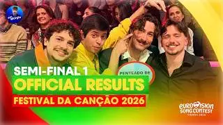 🇵🇹 Festival da Can&ccedil;&atilde;o 2026: Semi-final 1 - Official Results