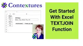 Get Started With Excel TEXTJOIN Function