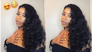 How To make a frontal Wig (easy glue gun method) | Brazilian body wave Ft Nadula 😍