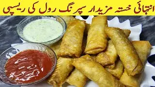 HOW to Make Spring Rolls | Crispy potato egg Rolls For Ramzan 2025
