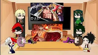 bnha reage rap do barba branca/antiga geração