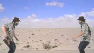 matte painting green screen int&eacute;gration duel de cow boy