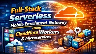 🔴 Full-Stack Serverless Mobile Enrichment Gateway Using Cloudflare & Microservices LIVE | (E-75)