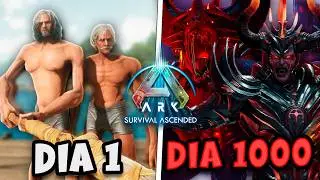 Sobrevivi 1000 Dias no ARK Ascended - O Filme (Hist&oacute;ria completa de todos os mapas)