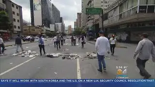 Election Day Violence In Venezuela