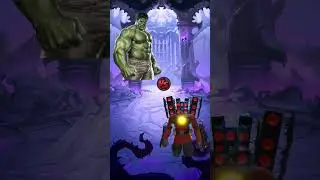 Hulk Vs Upgraded Titan Cameraman & Infected Titan Speaker Man & Tv Woman & Skibidi Toilets #shorts