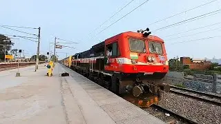 2 in 1 Ambala Bhatinda bound trains arrived & departure ambala city Station  ##railfanaman 