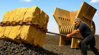 💆&zwj;♀️SUPER Relaxing Rock QUARRY CRUSHING Operations🗿⛏️💥 Massive Stone Crushing Machines in Action!