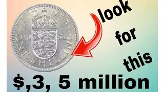 Most Expensive 1954 One Shilling Elizabeth II Coin | Rare British Coin Worth Thousands