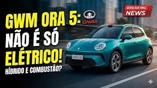 GWM Ora 5 ter&aacute; vers&otilde;es h&iacute;bridas e plug-in para enfrentar a BYD no Brasil!