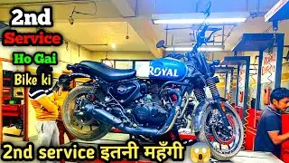 Royal Enfield Hunter Second Service ! Hunter 2nd Service Cost ! Fully Detailed Information Video