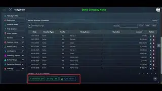 Tally XML Integration - Sales Entry - Offline