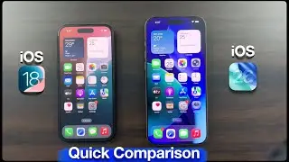 iOS  18 vs iOS  26 | Which One is better| Quick Comparison | Battery, Lock Screen| #ios26 #ios18vs26