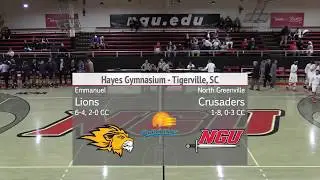 North Greenville vs. Emmanuel - NGU Men's Basketball 2018-19