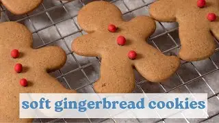 Perfect Soft Gingerbread Cookies | Easy Holiday Recipe