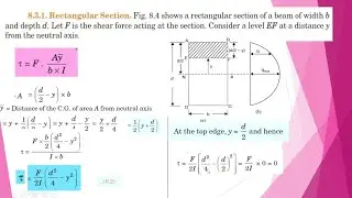 shear stress in rectangular beam ( informative explanation) in somali