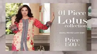 Latest So Kamal Spring Summer Loose Printed And Pret Fusion 1 Pc Collection
