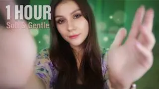 ASMR 1 HOUR Soft Hand Sounds for Deep Sleep 😴 Relaxing Face Massage (Looped)