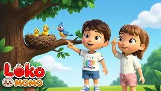 N for Nest 🪹 | N for Nose 👃 | Fun ABC Kids Rhyme & Learning Video | Lokomomo Kids Rhymes
