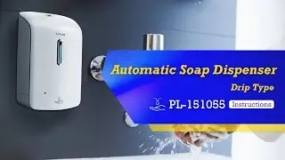 Touchless Wall Mounted Alcohol Liquid Foam Gel Sanitizer Pump Automatic Soap Dispenser PL 151055