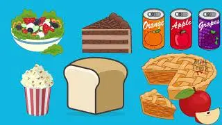 Learn Common Food and Drinks Names | Food Vocabulary with Pictures | Foods around the World