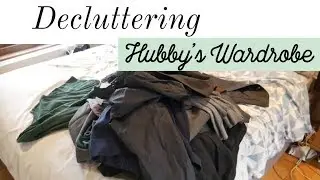 Mens KonMari Method Closet Declutter - Decluttering and Organising My Husband Wardrobe!
