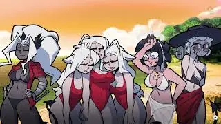 Helltaker Second Circle v0.40 - Pandemonica Third Date - Sunset at the Beach [4k Ultra HD]