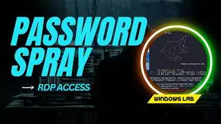 Simulating a Windows Authentication Attack | Password Spray → RDP (MITRE ATT&CK)