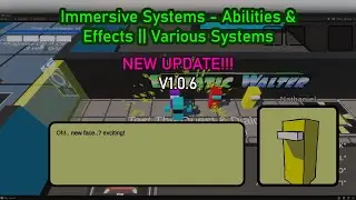 NEW UPDATE!!! V1.0.6 Immersive Systems - Abilities & Effects || Various Systems | Unity Asset