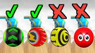 Going Balls VS Rolling Ball Sky Escape Gameplay- Mega Speedrun🚀| Android Games