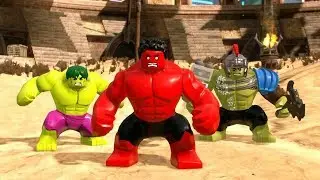 LEGO Marvel Super Heroes 2 - All Hulks Characters (Free Roam)