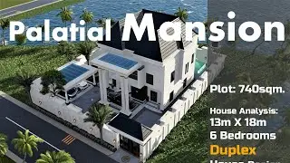 MODERN 6-BEDROOMS DUPLEX HOUSE DESIGN - PALATIAL MANSION #luxuryhomes  #interiordesign