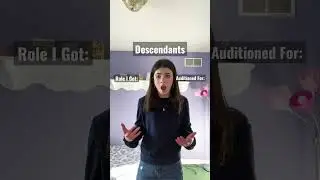 Musical Roles: Auditions VS Role