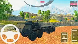 Army Trucks Simulator - Offroad Hill Climbing Army Truck Driving #2 | Android GamePlay