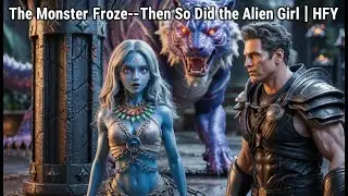 The Monster Froze&mdash;Then So Did the Alien Girl | HFY