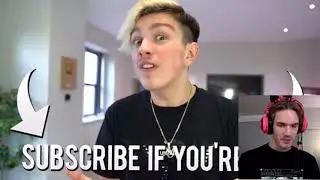 PewDiePie reacts to Morgz pause challenge