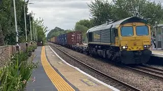 66589 4E31 with 24 containers 11;27 5E Lea Road 7/8/2025