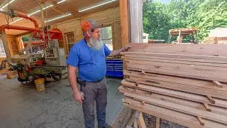 Making Oak Hardwood Flooring!