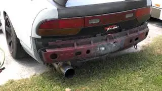 the 450sx : 1st start after down time, v8 240sx missile
