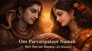 Om Parvati Pataye Namah | Shiva & Parvati Divine Mantra | 22 Min loop Chant 